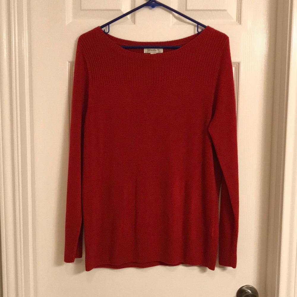 Red Dressbarn sweater